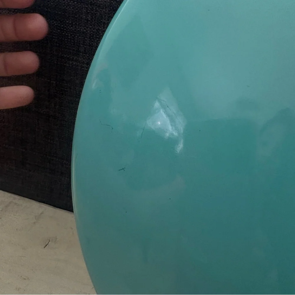 Dansk Turquoise Blue Enamel Paella Pan 13.25” Vintage MCM Kobenstyle Denmark